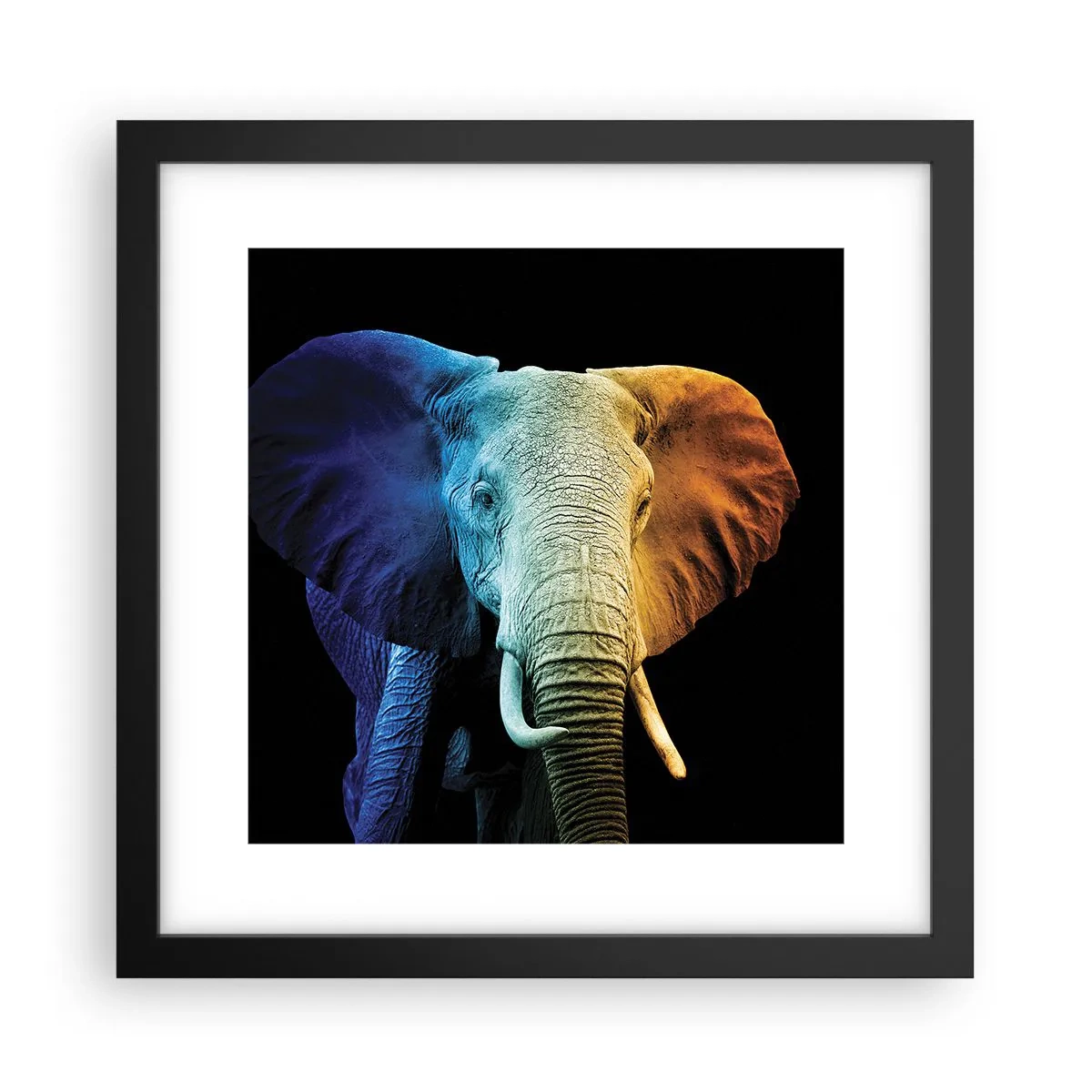 Affiche dans un cadre noir - Poster - Excentrique, pas bizarre - 30x30 cm