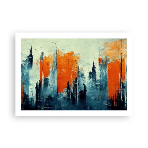 Affiche - Poster - Paysage moderne - 70x50 cm