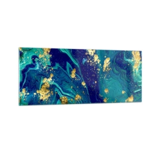 Impression sur verre - Image sur verre - Les pétales du soleil - 100x40 cm