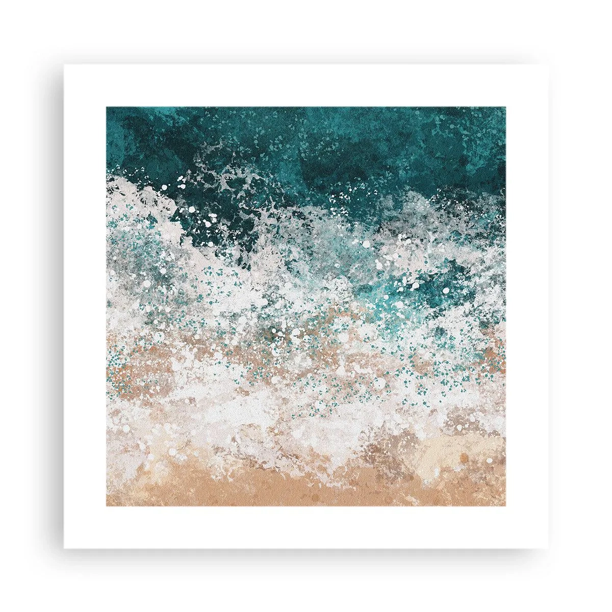 Affiche - Poster - Histoires de la mer - 40x40 cm