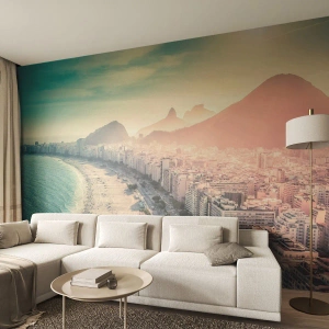Papier Peint Photo Standard Eco - Vacances éternelles à Rio - Côte, Rio de Janeiro, Plage - 400x280 cm