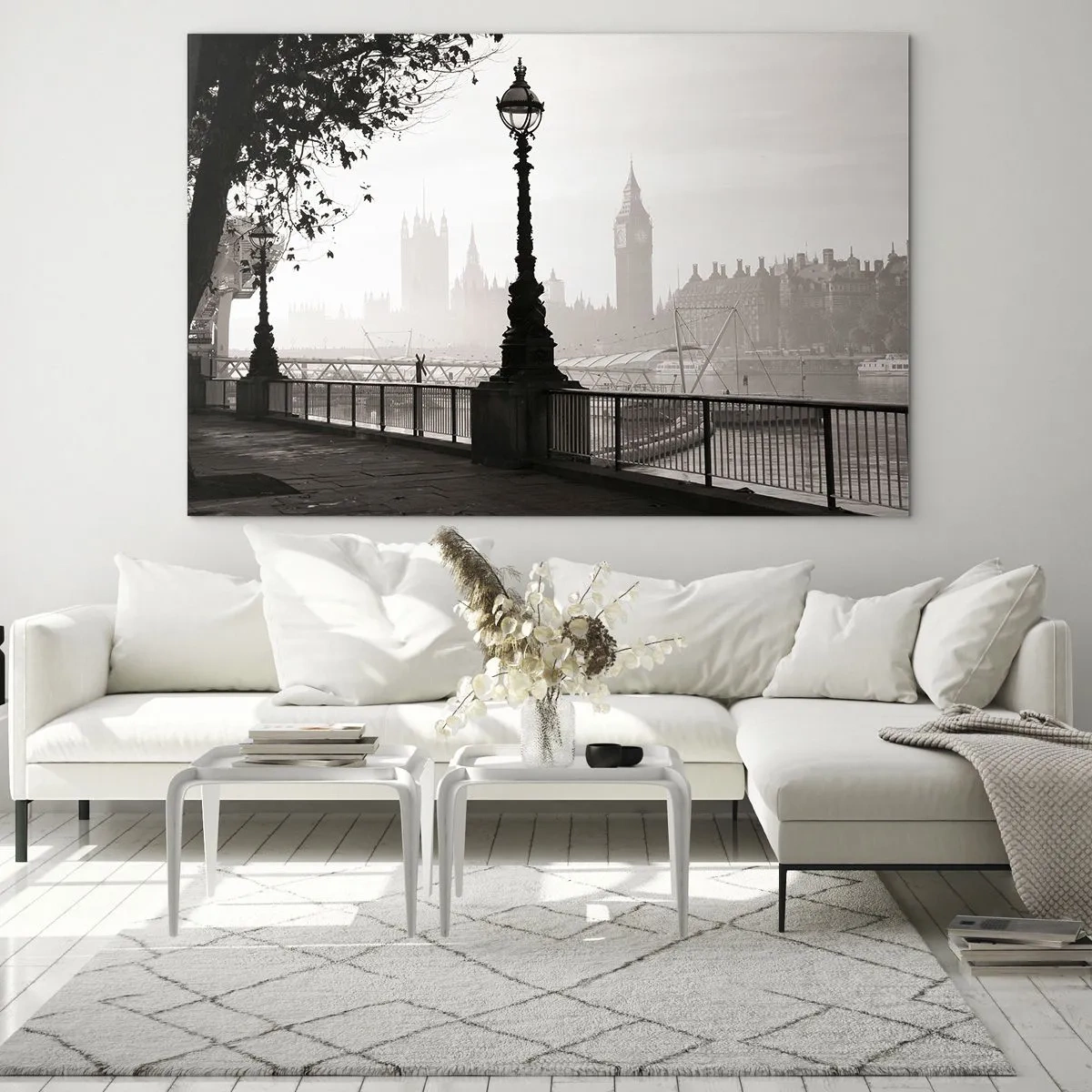 Impression sur verre - Image sur verre - Un matin londonien - 70x50 cm