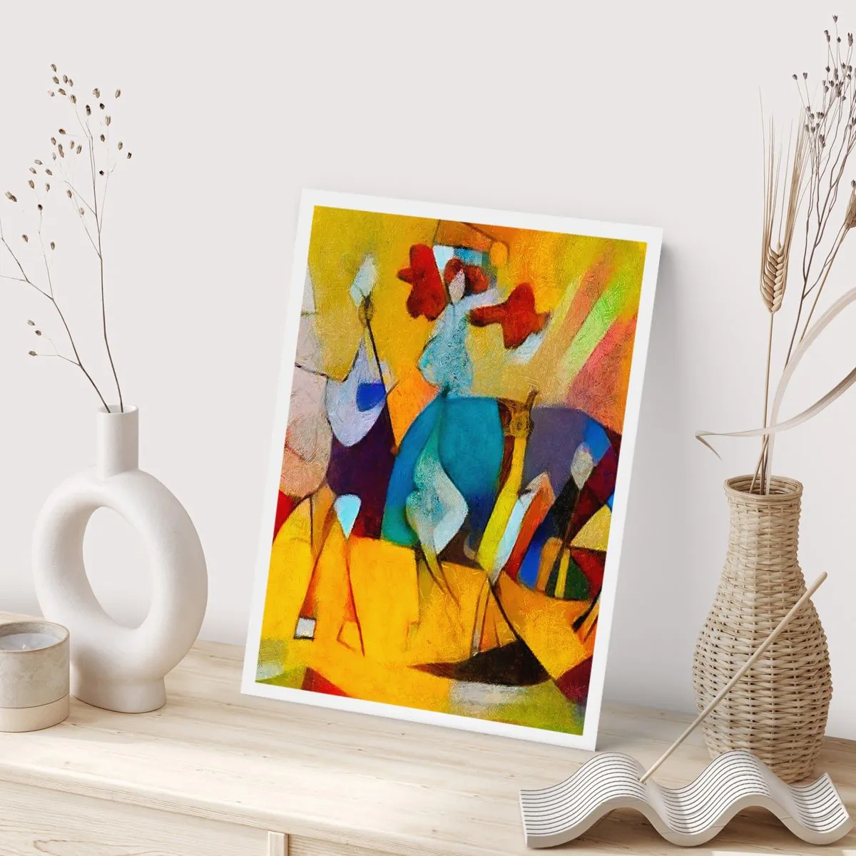 Affiche - Poster - Soleil - vie - joie - 30x40 cm