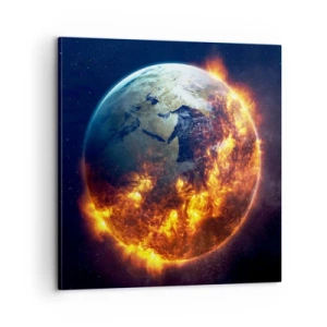 Impression sur toile - Image sur toile - La flamme de l'apocalypse - 60x60 cm