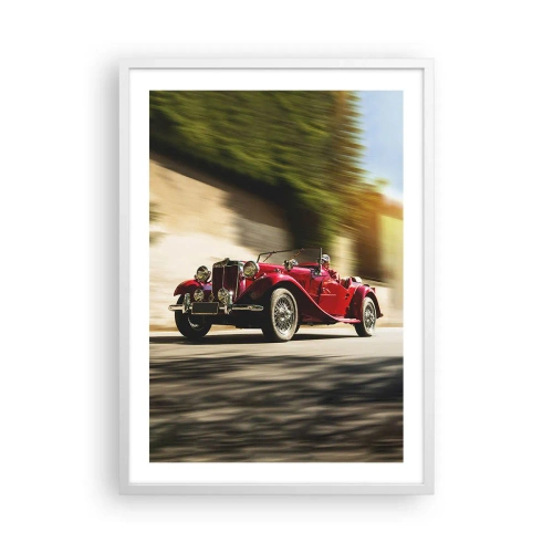 Affiche dans un cadre blanc - Poster - Plus belle que Nike de Samothrace - 50x70 cm