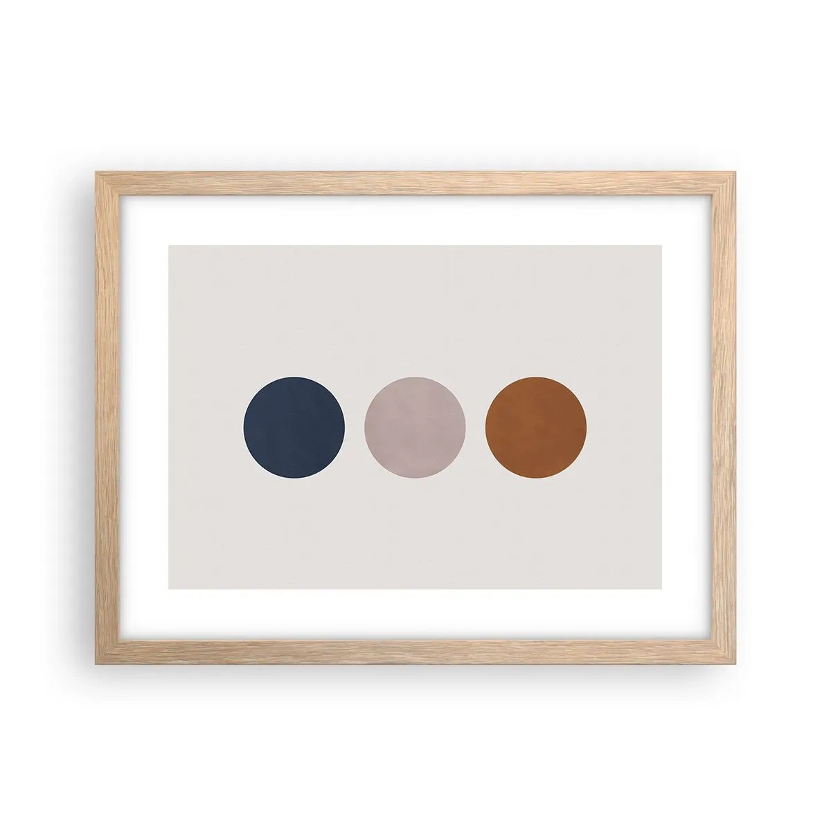 Affiche dans un chêne clair - Poster - Symbole d'excellence - 40x30 cm