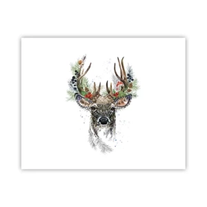 Affiche - Poster - En robe de fête - 50x40 cm