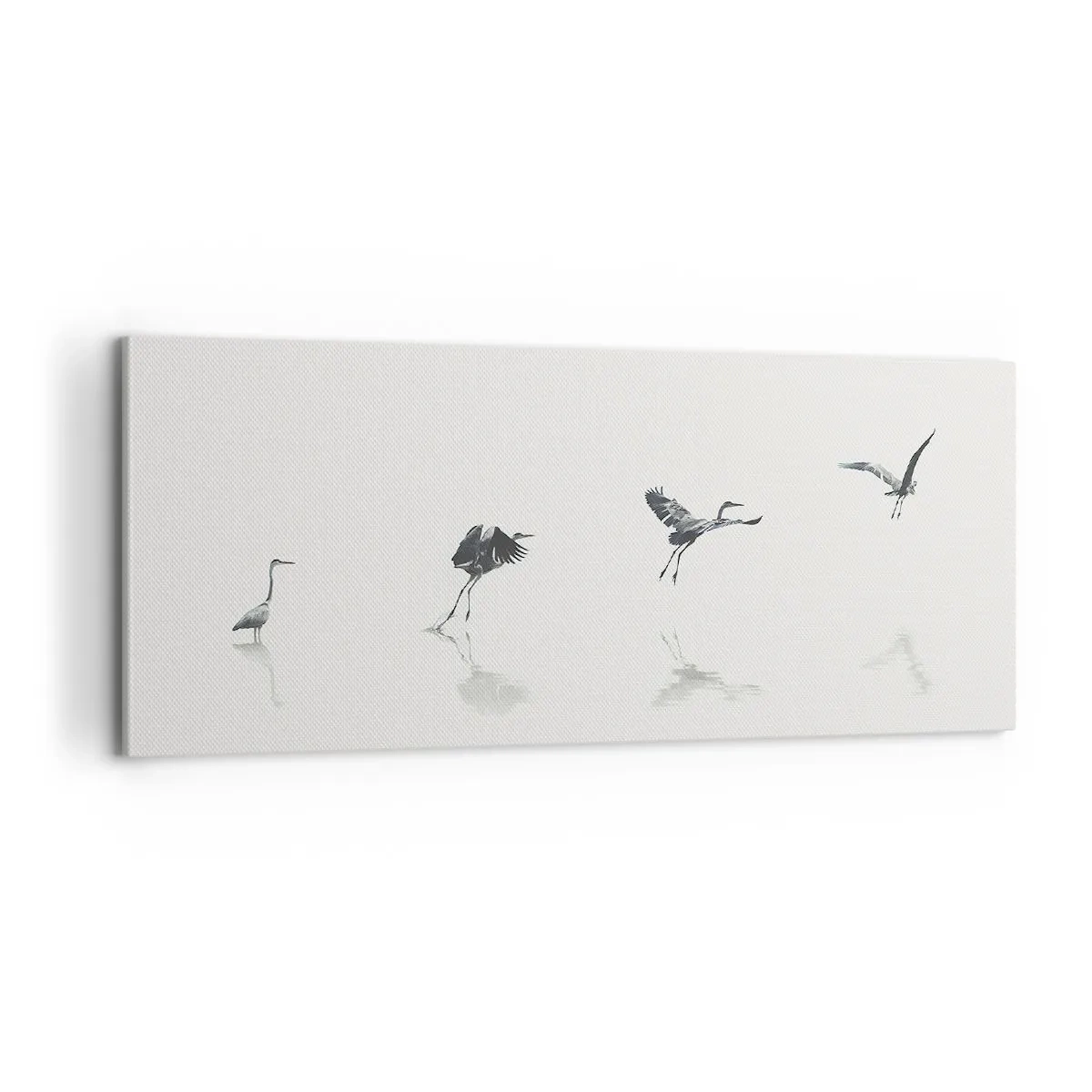 Impression sur toile - Image sur toile - Quatre étapes simples - 100x40 cm