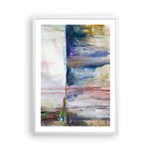 Affiche dans un cadre blanc - Poster - Impressions et associations colorées - 50x70 cm