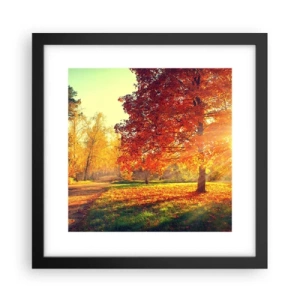 Affiche dans un cadre noir - Poster - Le roux est beau - 30x30 cm