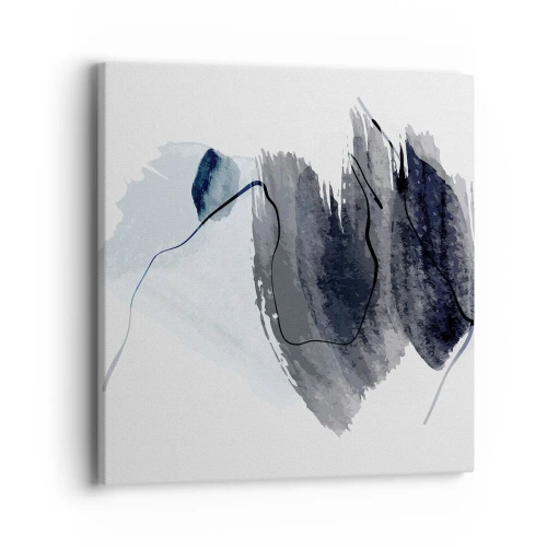 Impression sur toile - Image sur toile - Intensité et mouvement - 40x40 cm