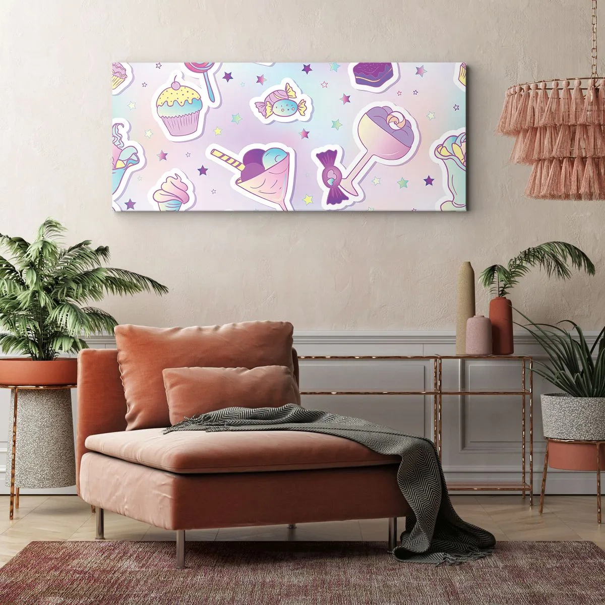Impression sur toile - Image sur toile - Pour que tous les jours soit un anniversaire - 100x40 cm