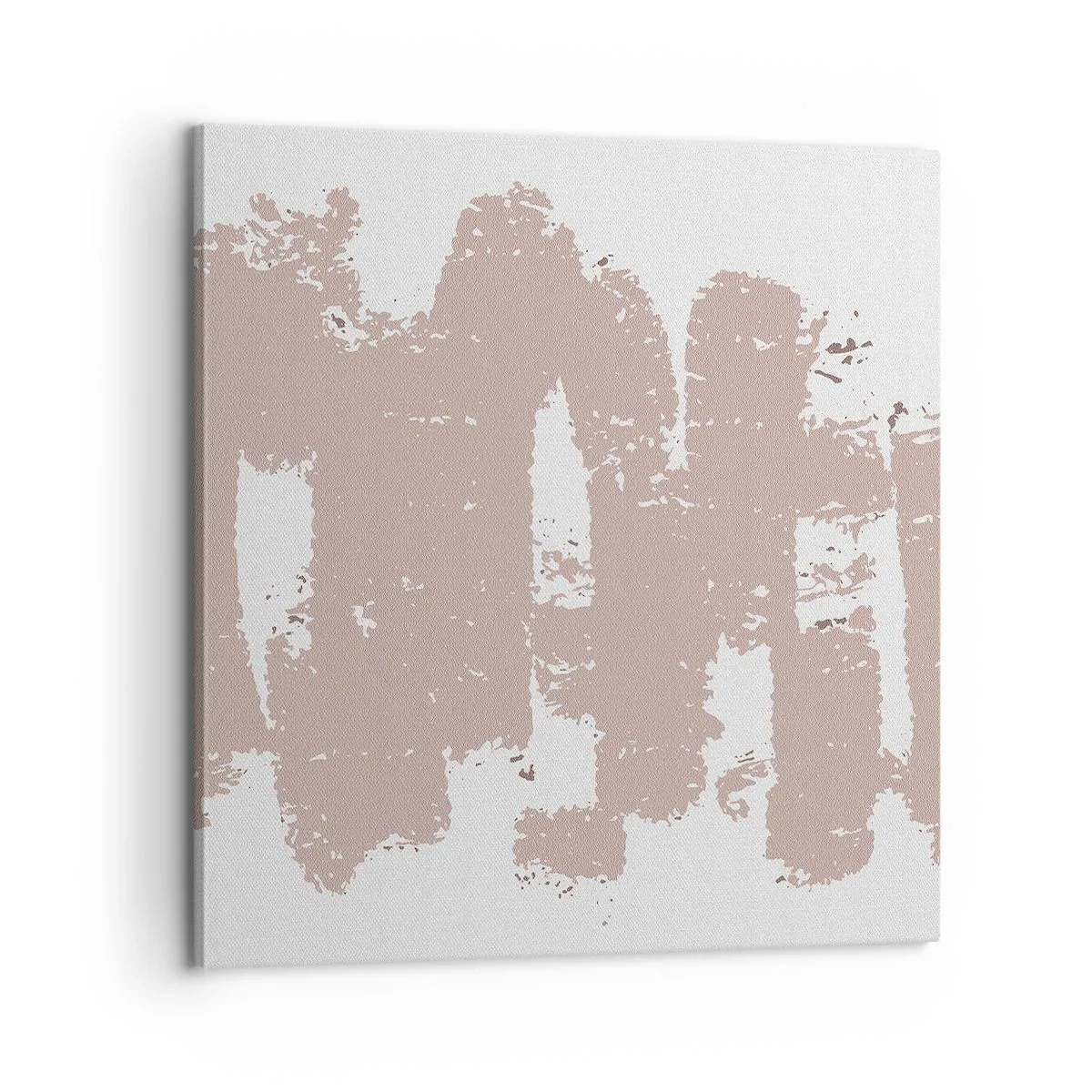 Impression sur toile - Image sur toile - Abstraction en rose tendre - 60x60 cm