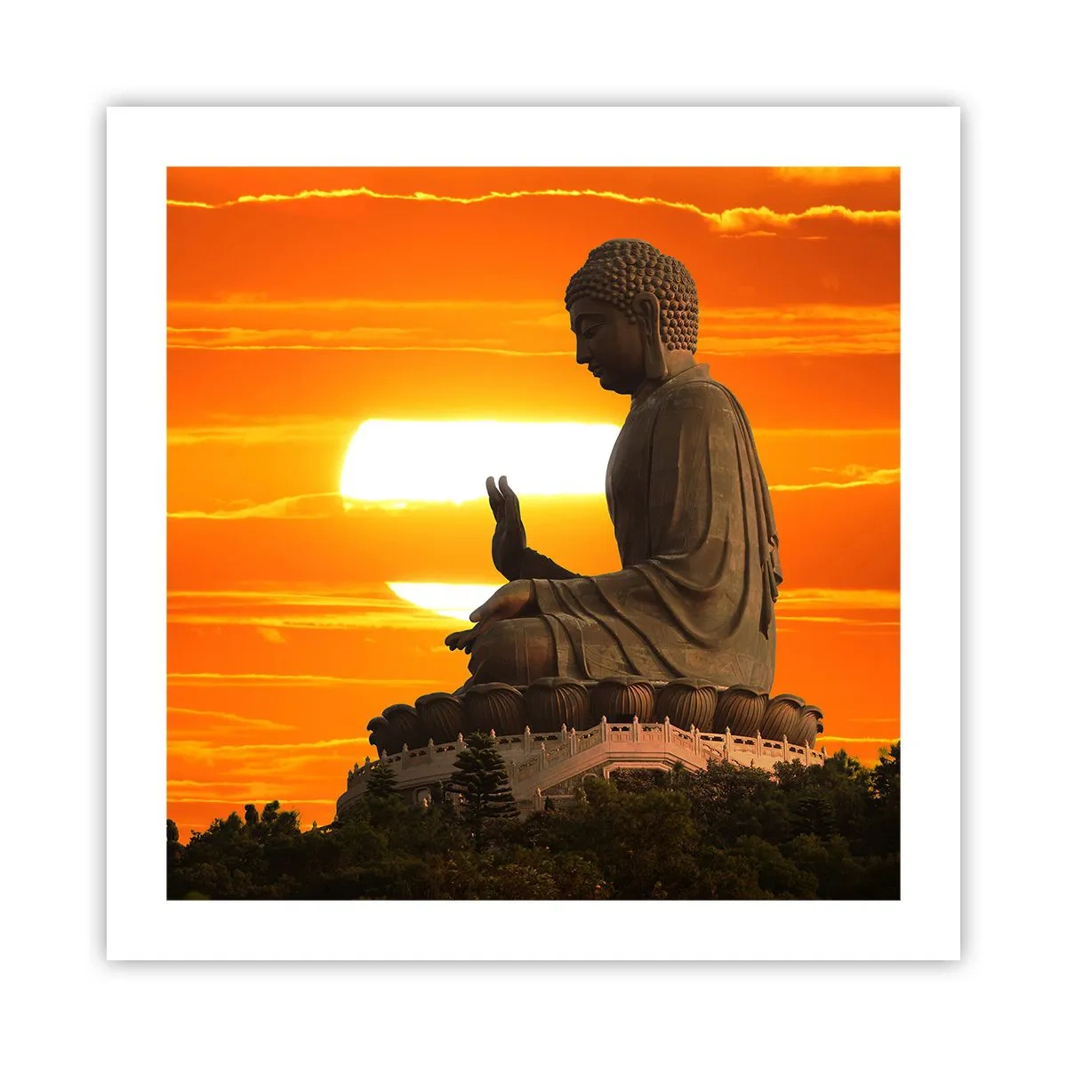 Affiche - Poster - Aucune peur du monde - 50x50 cm