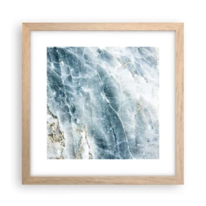 Affiche dans un chêne clair - Poster - Monde de glace - 30x30 cm