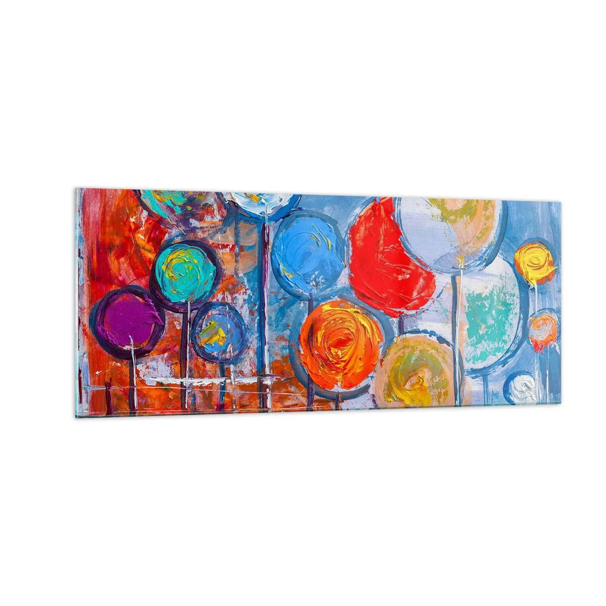 Impression sur verre - Image sur verre - Miracles sur le bâton - 100x40 cm