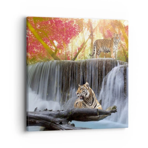 Impression sur toile - Image sur toile - Paysage surréaliste - 40x40 cm