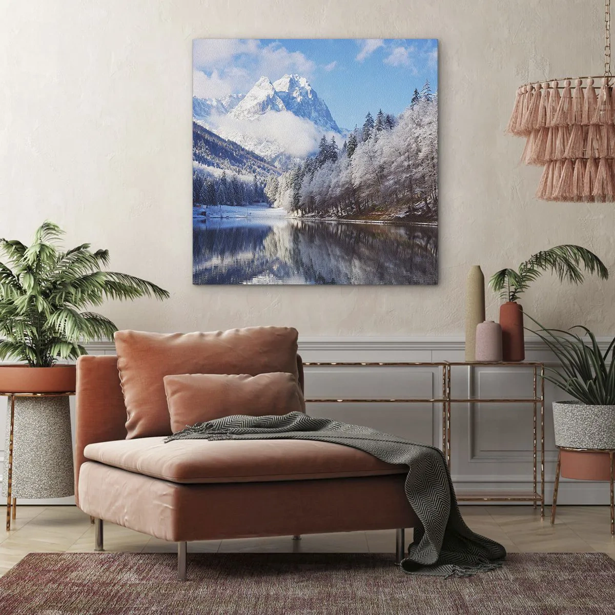 Impression sur toile - Image sur toile - Protecteur de la neige - 50x50 cm