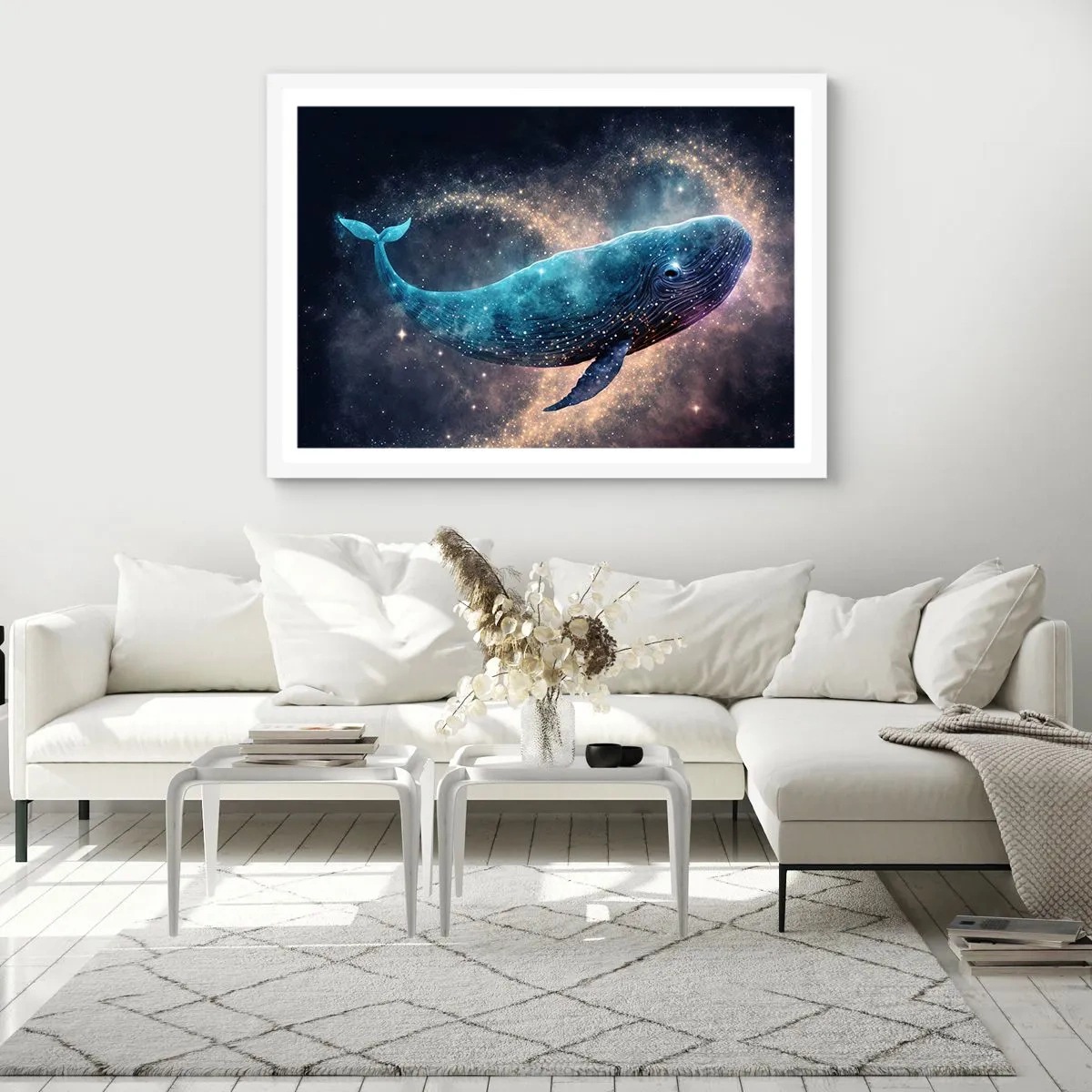 Affiche dans un cadre blanc - Poster - Un tel monde existe… - 100x70 cm