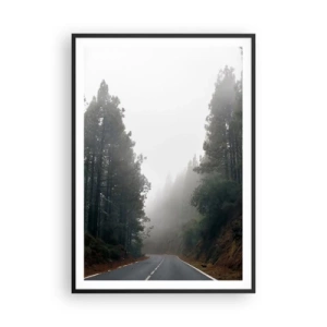 Affiche dans un cadre noir - Poster - Conte de la forêt magique - 70x100 cm