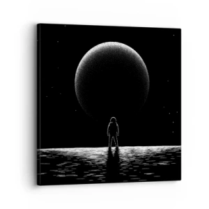 Impression sur toile - Image sur toile - Face à face - 30x30 cm