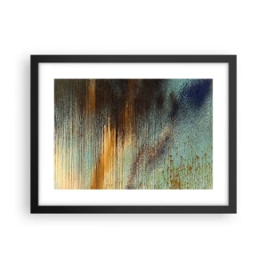 Affiche dans un cadre noir - Poster - Une composition de couleirs non fortuite - 40x30 cm