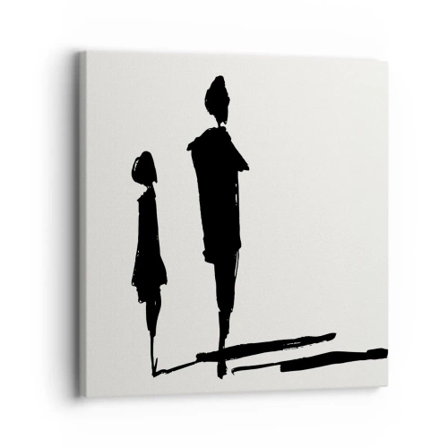 Impression sur toile - Image sur toile - Êtes-vous sûr qu'ils sont ensemble ? - 30x30 cm