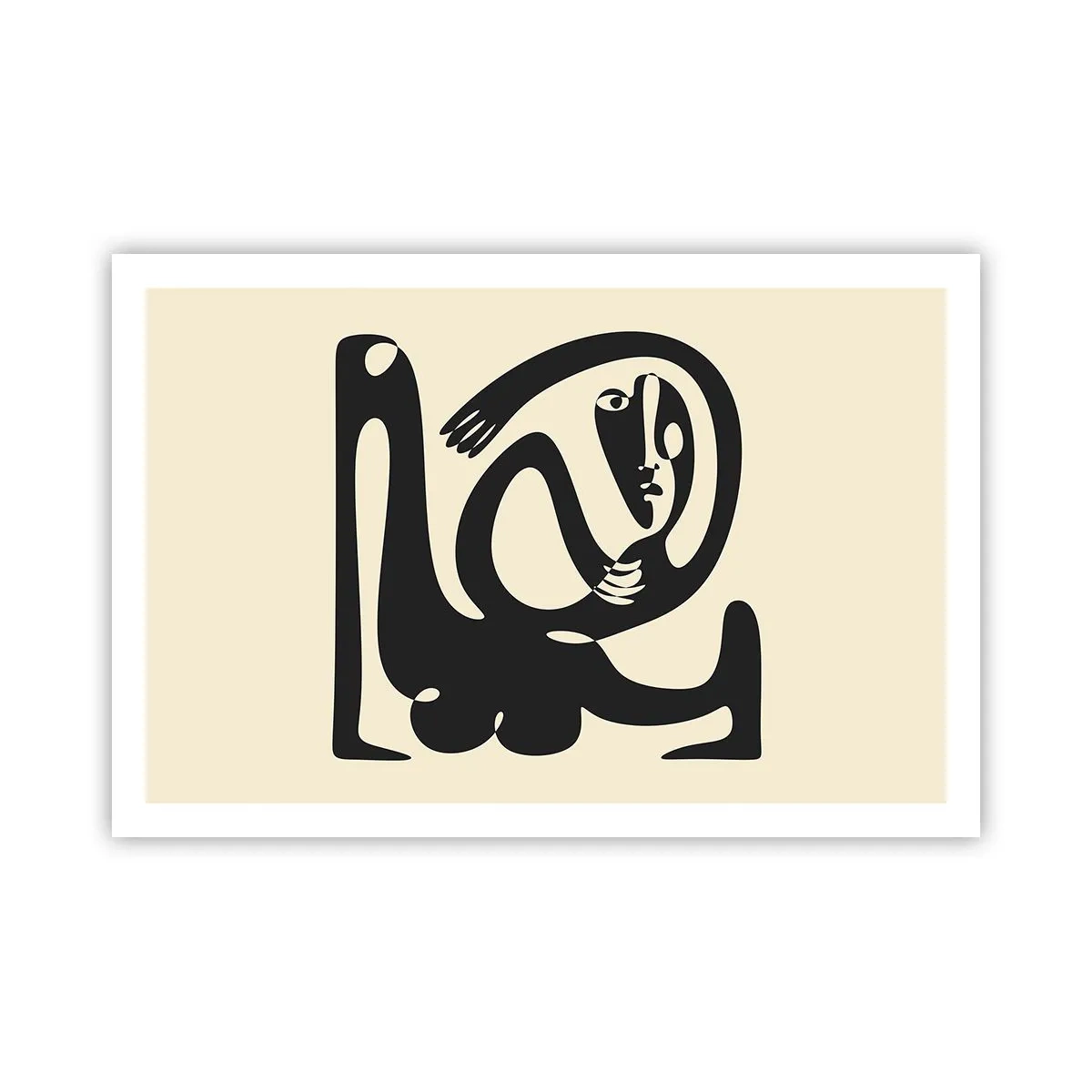 Affiche - Poster - Presque du Picasso - 91x61 cm