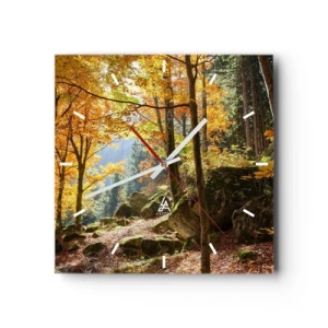 Horloge murale - Pendule murale - Il est temps de se détendre - 40x40 cm