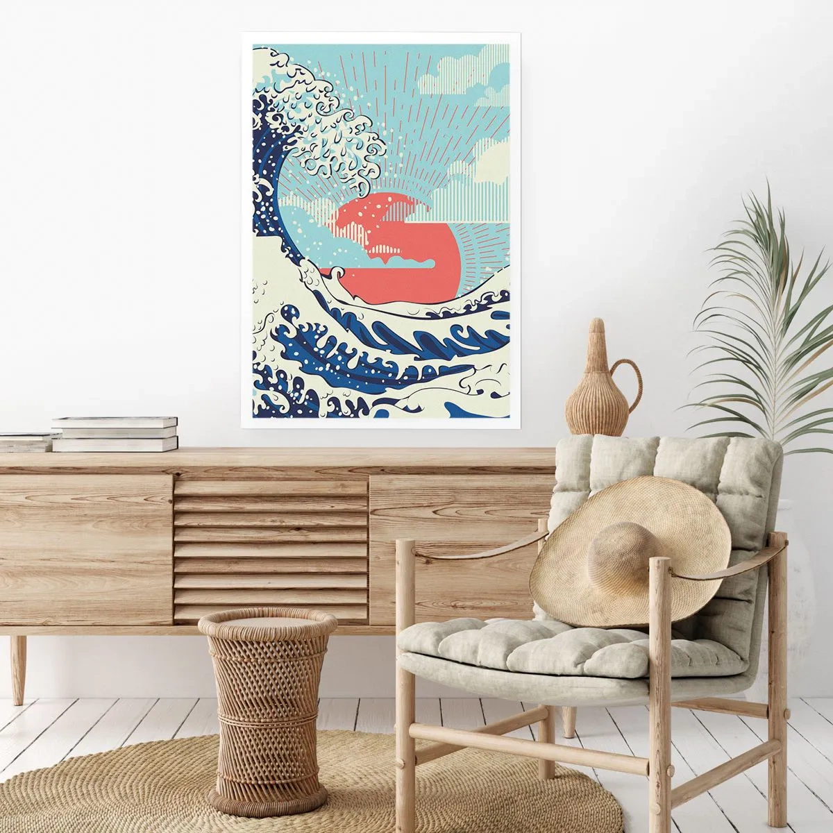 Affiche - Poster - D'une inspiration japonnaise - 30x40 cm