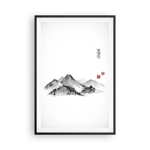 Affiche dans un cadre noir - Poster - Au-delà de la distance - 61x91 cm