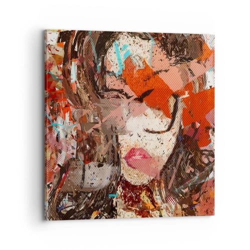 Impression sur toile - Image sur toile - Personne ne sait ce que tu es vraiment - 70x70 cm