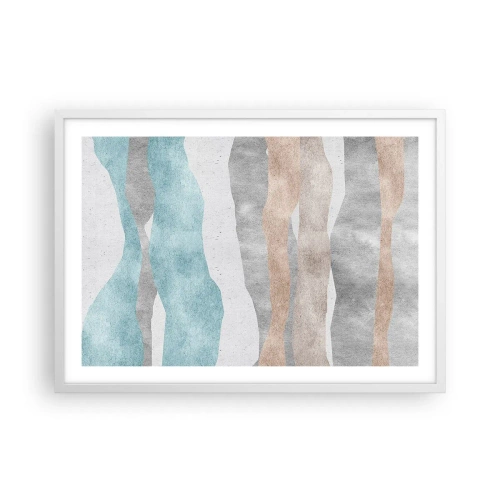 Affiche dans un cadre blanc - Poster - Une étude de proximité - 70x50 cm