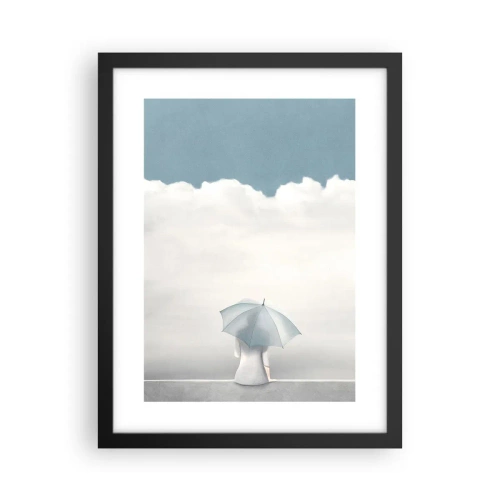 Affiche dans un cadre noir - Poster - Aux confins de la réalité et des rêves - 30x40 cm