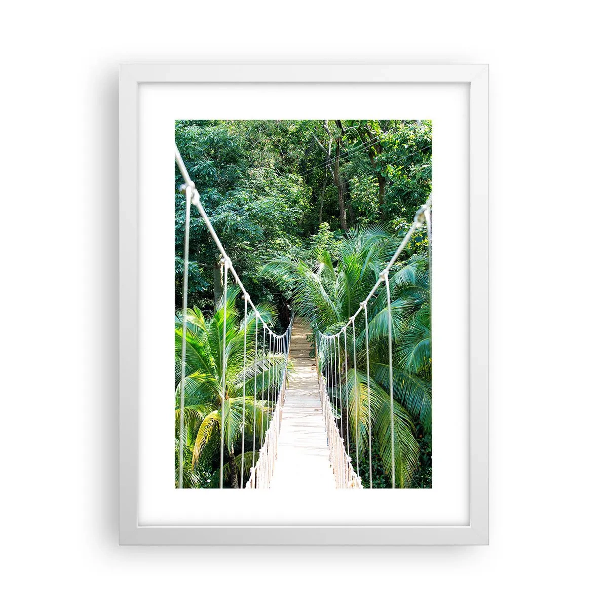Affiche dans un cadre blanc - Poster - Welcome to the jungle! - 30x40 cm