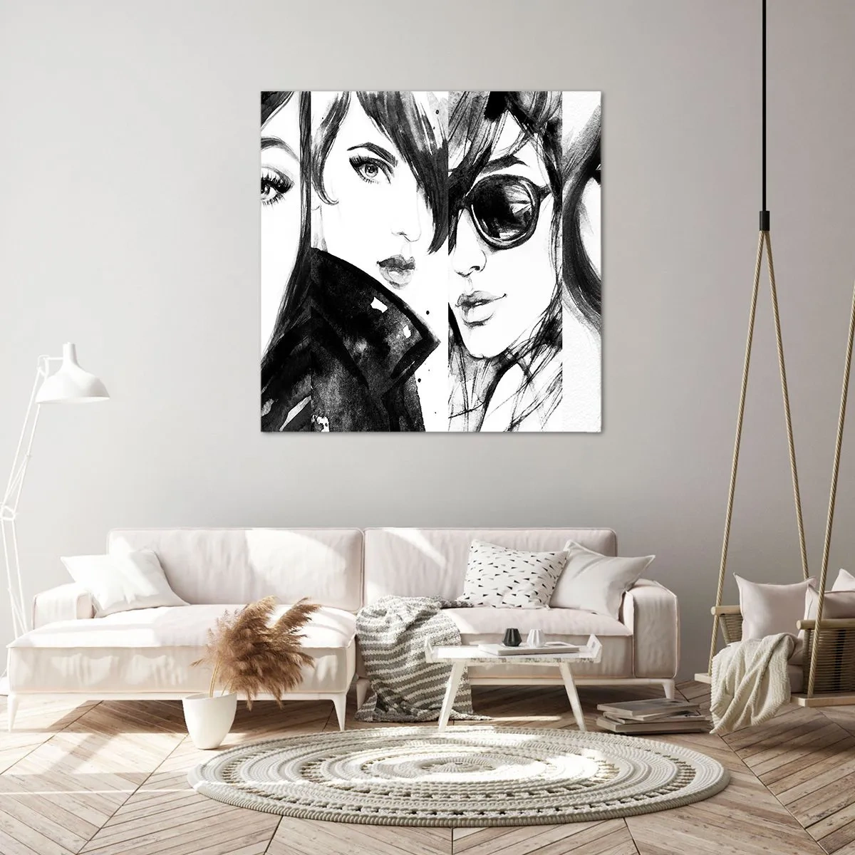 Impression sur toile - Image sur toile - La beauté multipliée - 40x40 cm