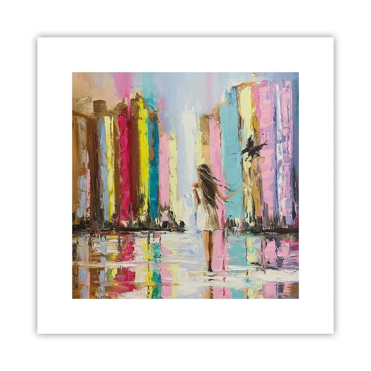 Affiche - Poster - Viens avec moi - 30x30 cm