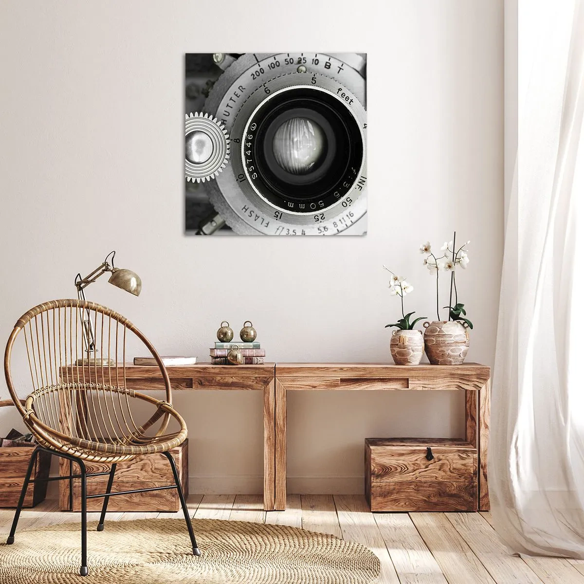 Impression sur toile - Image sur toile - Histoire d'Hollywood - 30x30 cm