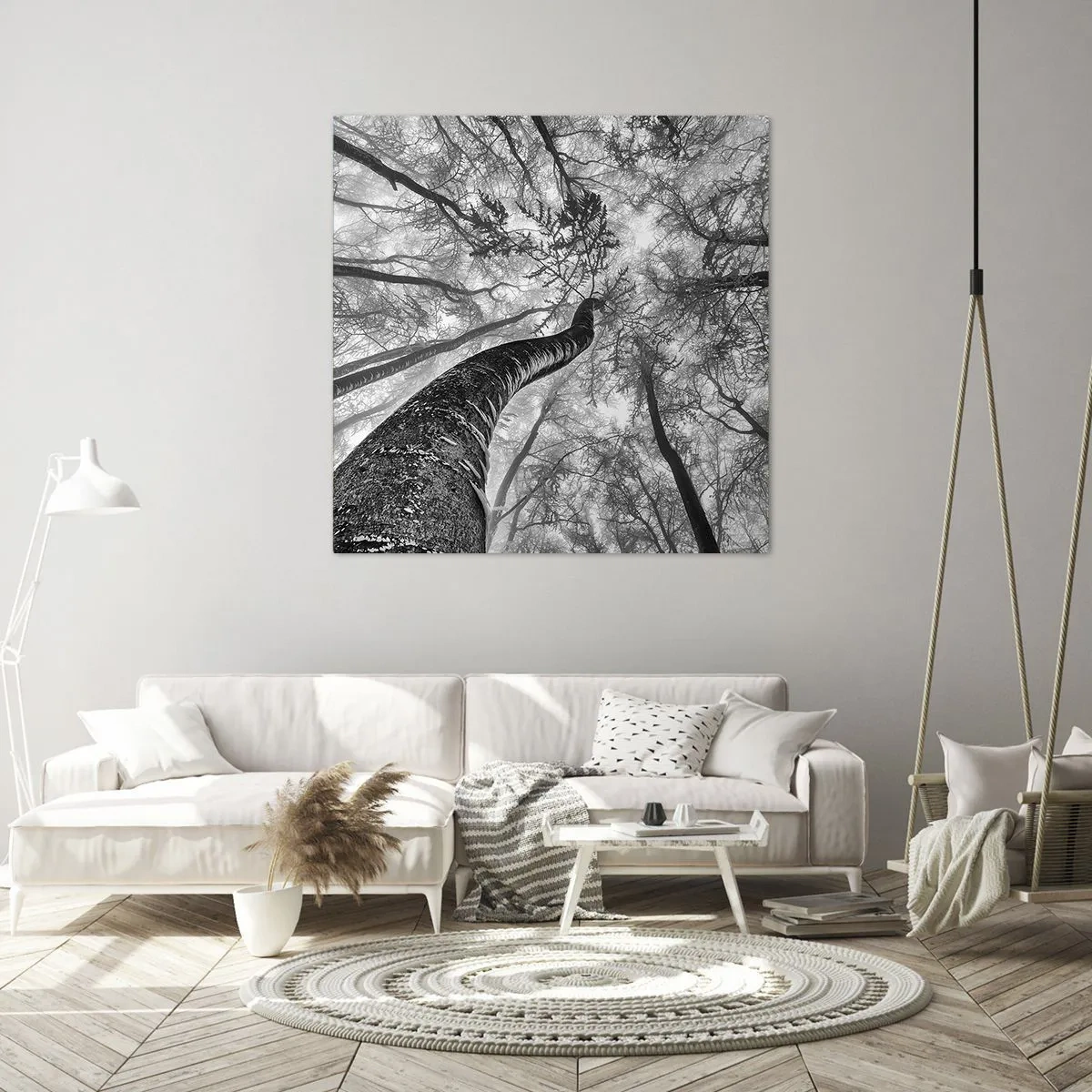 Impression sur toile - Image sur toile - Course vers la lumière - 60x60 cm