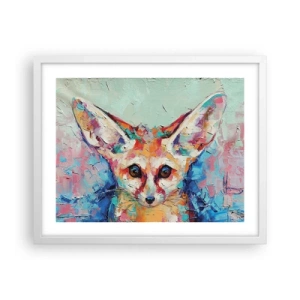 Affiche dans un cadre blanc - Poster - Etes-vous prêts pour moi? - 50x40 cm