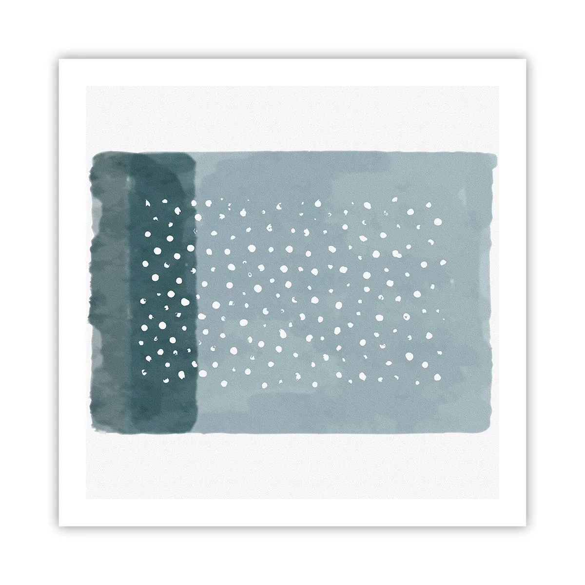 Affiche - Poster - Évolution de bleus - 60x60 cm