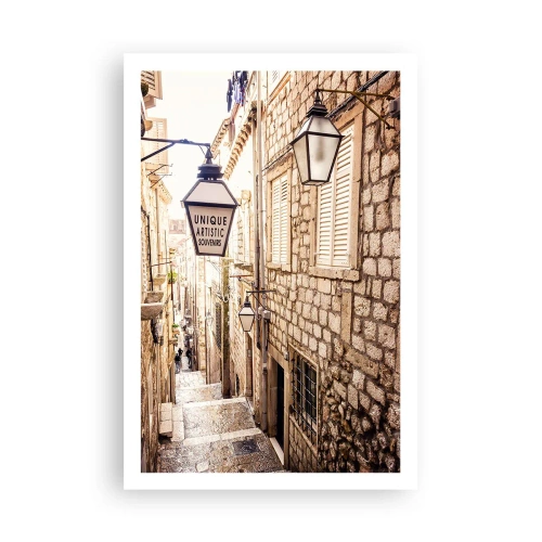 Affiche - Poster - Une charmante ruelle - 61x91 cm