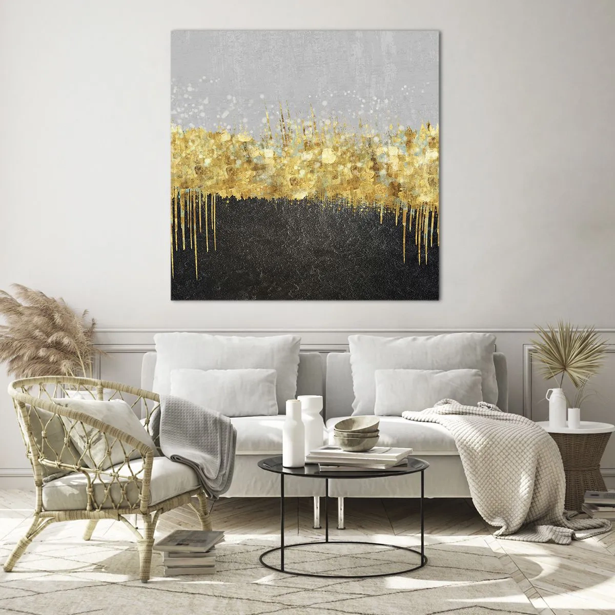 Impression sur verre - Image sur verre - Vers l'intérieur et vers le haut - 60x60 cm