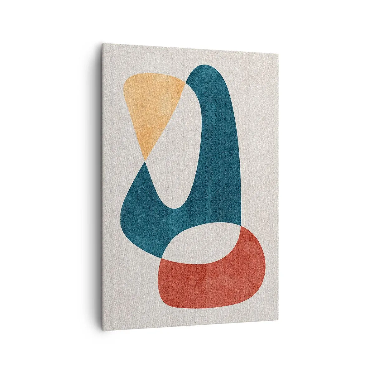 Impression sur toile - Image sur toile - Formes abstraites aux couleurs harmonieuses - 70x100cm - Influences et métamorphoses - Décoration murale moderne pour le salon et la chambre ARTTOR