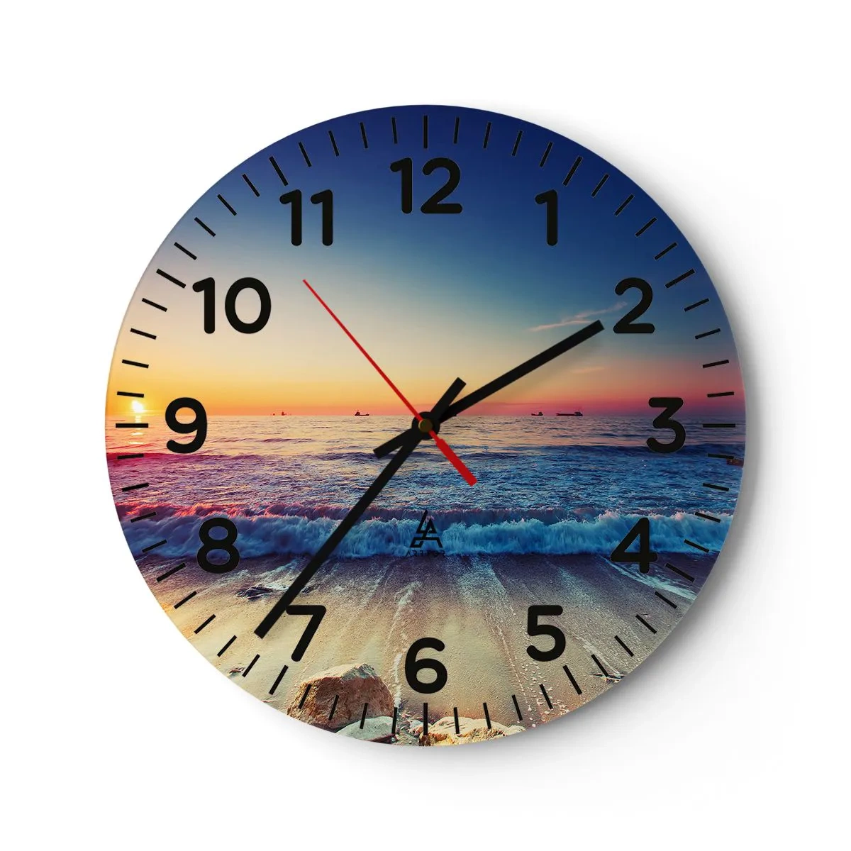 Horloge murale - Pendule murale - Mais quel horizon ? - 40x40 cm