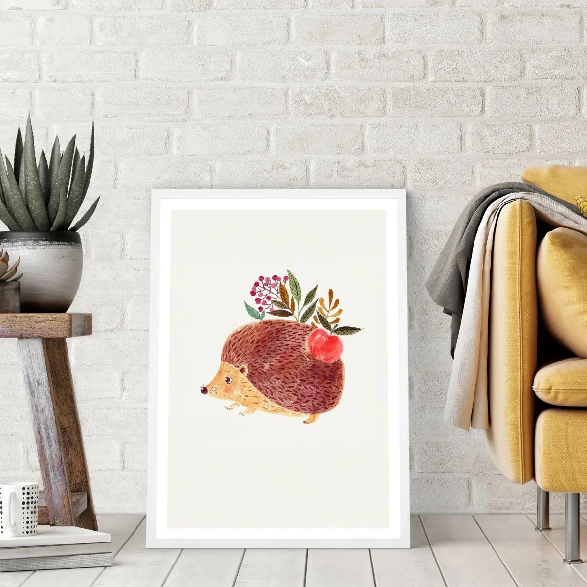 Affiche dans un cadre blanc - Poster - Et tu m’apprécies déjà - 70x100 cm