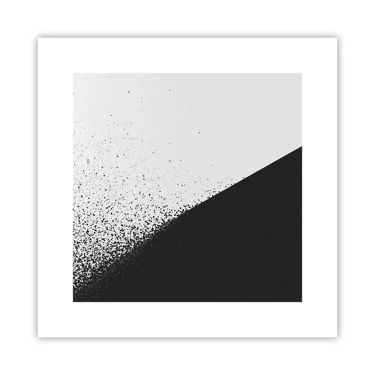 Affiche - Poster - De plus en plus vite, de plus en plus - 30x30 cm