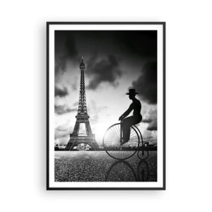 Affiche dans un cadre noir - Poster - Nostalgie de la Belle Epoque - 70x100 cm
