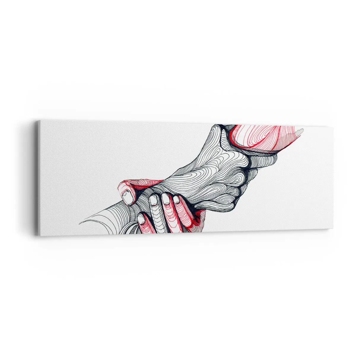 Impression sur toile - Image sur toile - Vous êtes entre de bonnes mains - 90x30 cm