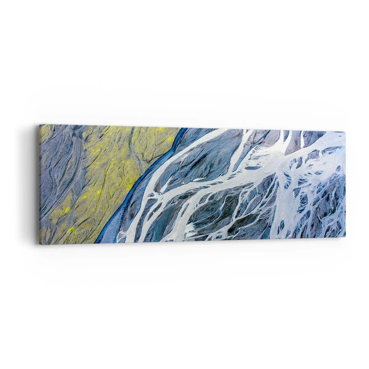 Impression sur toile - Image sur toile - Peintures rupestres de la nature - 90x30 cm